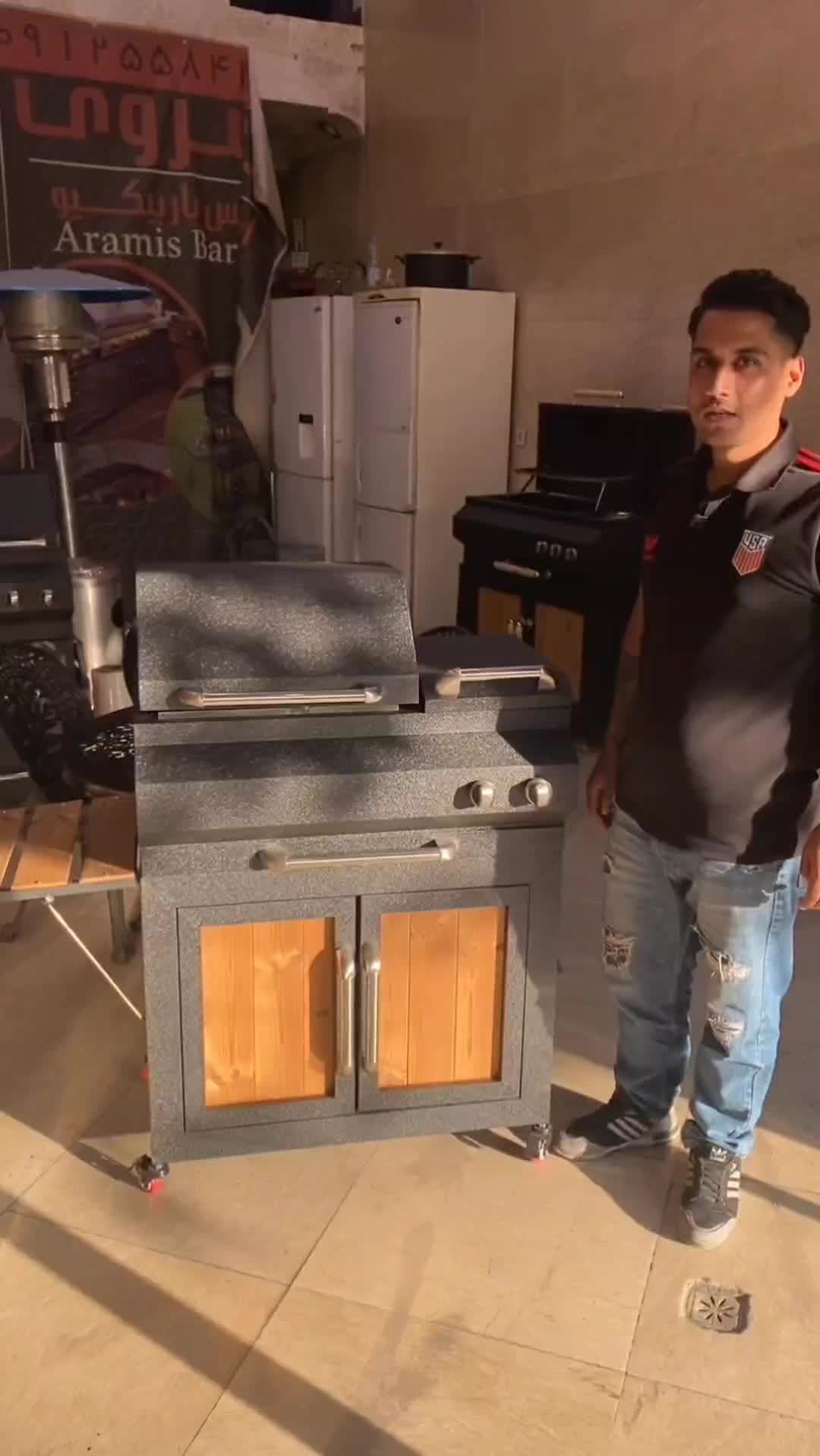 باربیکیو 120*80 کانادایی با پلوپز و فر|اجاق گاز و لوازم برقی پختوپز|تهران, شوش|دیوار