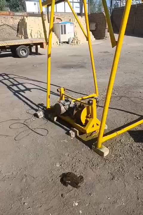 بالابر ساختمانی لوله ضخیم دینام پرقدرت سه اسب تک|ماشینآلات صنعتی|قم, کاسه گران|دیوار