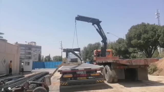 جرثقیل سه تن تا پانزده تن|خدمات حمل و نقل|شیراز, شیخ علی چوپان|دیوار