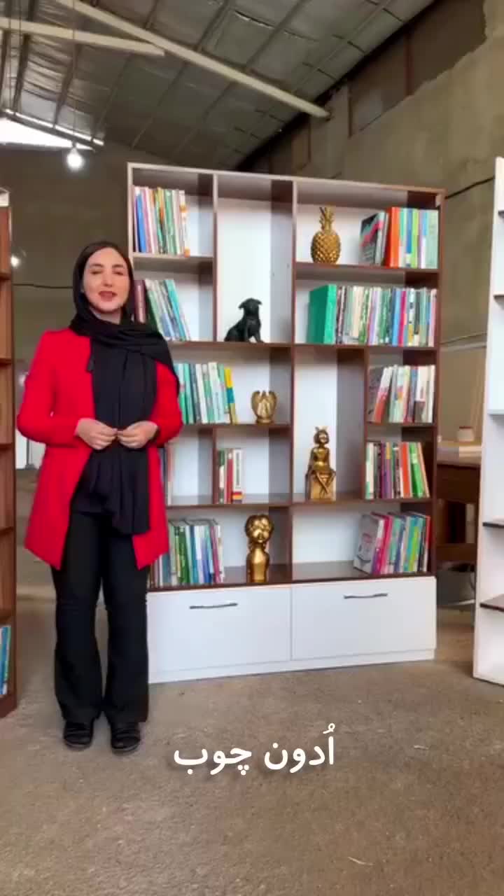 کتاب خانه کشو دار مدل آناهیتا|کتابخانه، شلف، قفسههای دیواری|تبریز, |دیوار