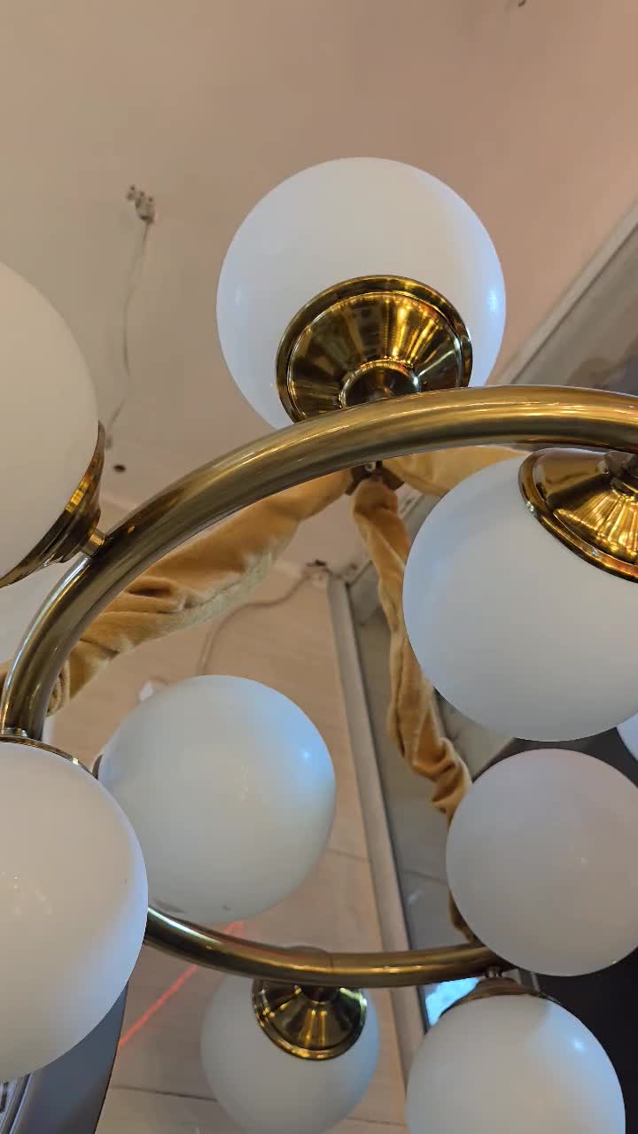 لوستر  مولکولی سرپیچ بزرگ با نوردهی عالی|لوستر و چراغ آویز|خوی, |دیوار