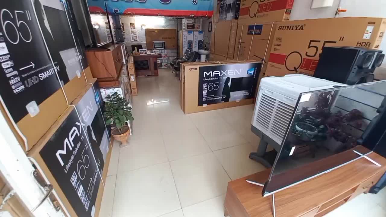 تلویزیون هوشمند ۶۵مکسن با پنل اصلی الجی اقساطی|تلویزیون و پروژکتور|زنجان, |دیوار