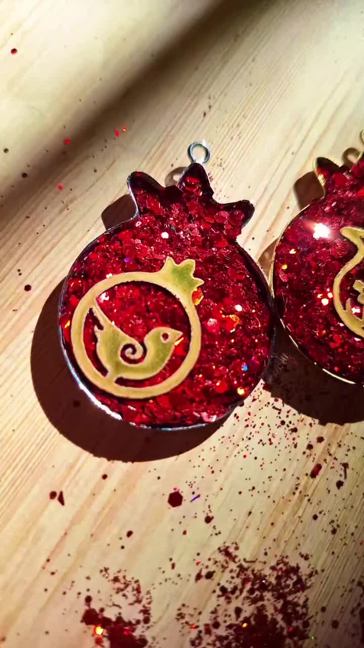 زیورآلات یلدایی رزینی( گردنی گوشواره گیره سر و.)|زیورآلات و اکسسوری|کاشان, ۲۲ بهمن|دیوار