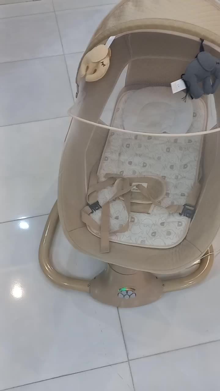 گهواره برقی ماستلاکرم رنگ داخل کارتن|اسباب و اثاث بچه|کرمانشاه, |دیوار