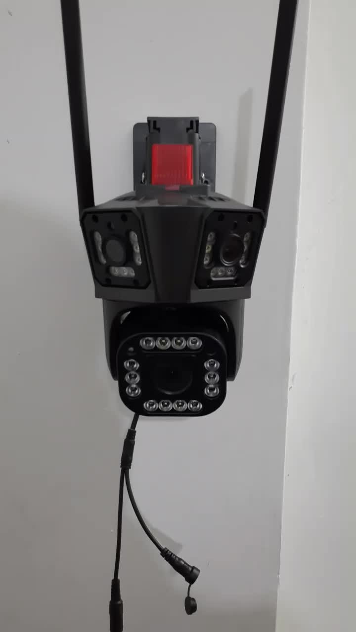 دوربین ۳ لنز سیمکارتی   بدون نیاز به نصاب ۳۶۰ درجه|دوربین مداربسته|شیراز, گلکوب|دیوار