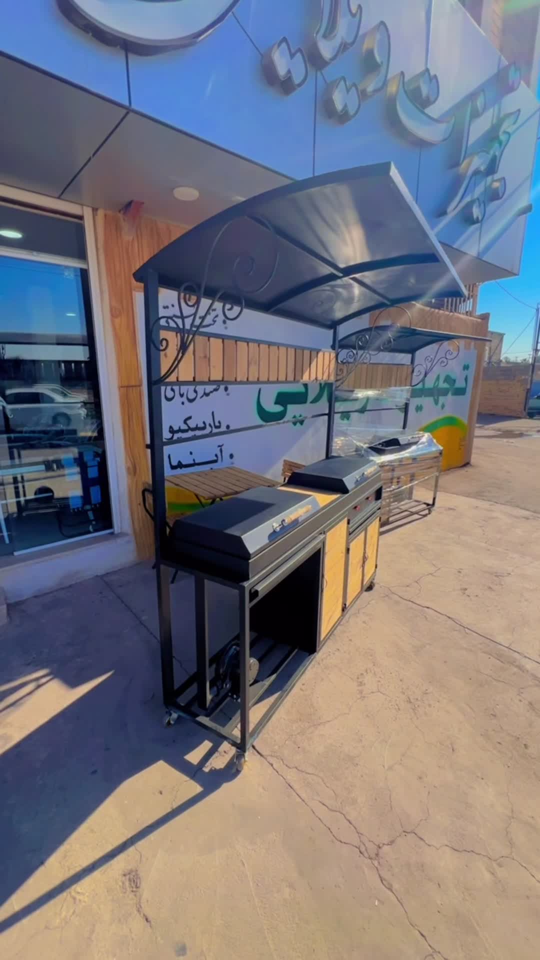 انواع باربیکیو های سقف دار|اجاق گاز و لوازم برقی پختوپز|سیرجان, |دیوار