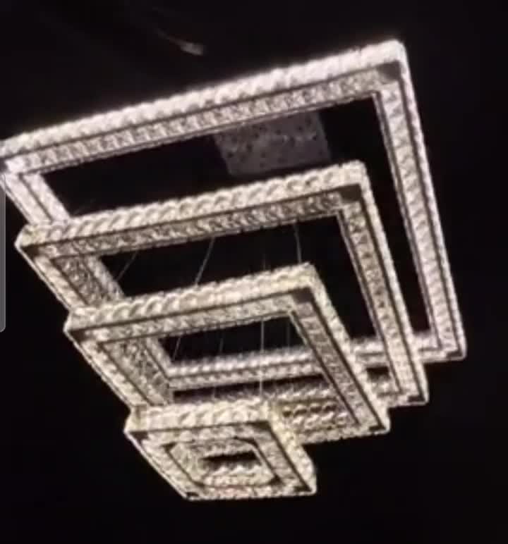 لوستر کهکشانی هوشمند کریستال وارداتی درکارمندان|لوستر و چراغ آویز|کرمانشاه, |دیوار