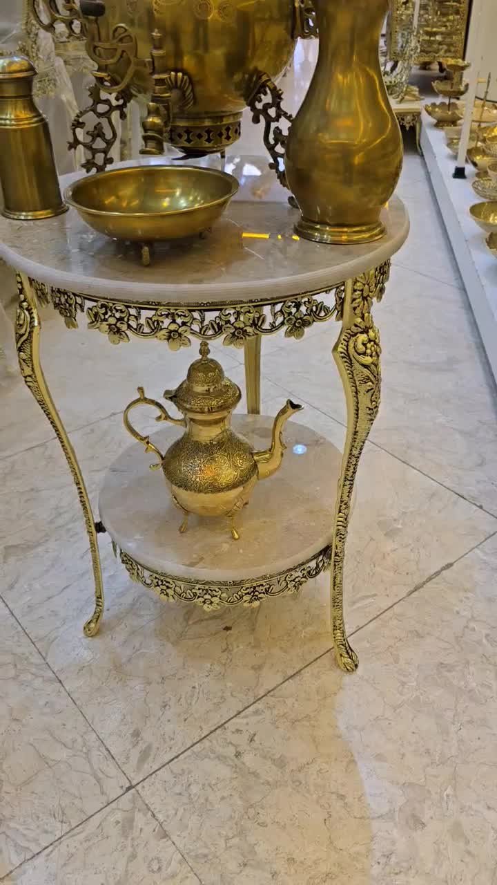 میز خاطره یا میز تلفن ۲ طبقه تمام برنز ۱۰ سال ضمان|میز تلفن|مشهد, کوی المهدی|دیوار