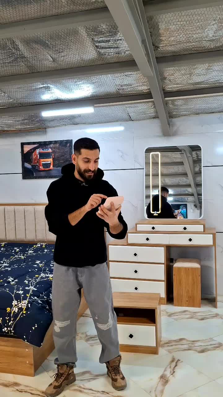 سرویس خواب مدل آنتیک تمام ام دی اف + ۳۶ ماه ضمانت|تخت و سرویس خواب|اصفهان, قهجاورستان|دیوار