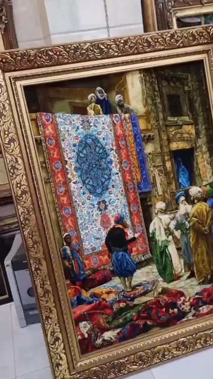 تابلو فرش دستباف اصیل ایرانی|تابلو فرش|تهران, پاسداران|دیوار