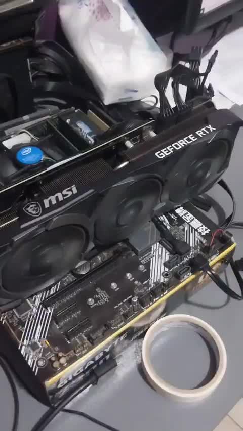 کارت گرافیک RTX 3080 MSI VENTUS 3X|قطعات و لوازم جانبی رایانه|تهران, والفجر|دیوار