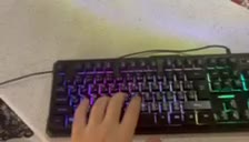 کیبورد گیمینگ RGB|قطعات و لوازم جانبی رایانه|تهران, افسریه شمالی|دیوار