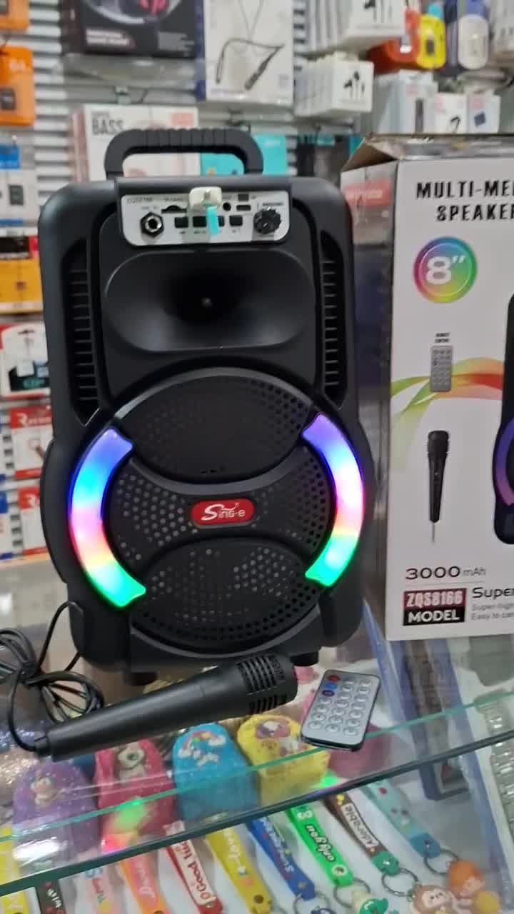 اسپیکر بلوتوثی فلش و رم خور با میکروفون و کنترول|پخشکننده همراه|رشت, تازه آباد|دیوار