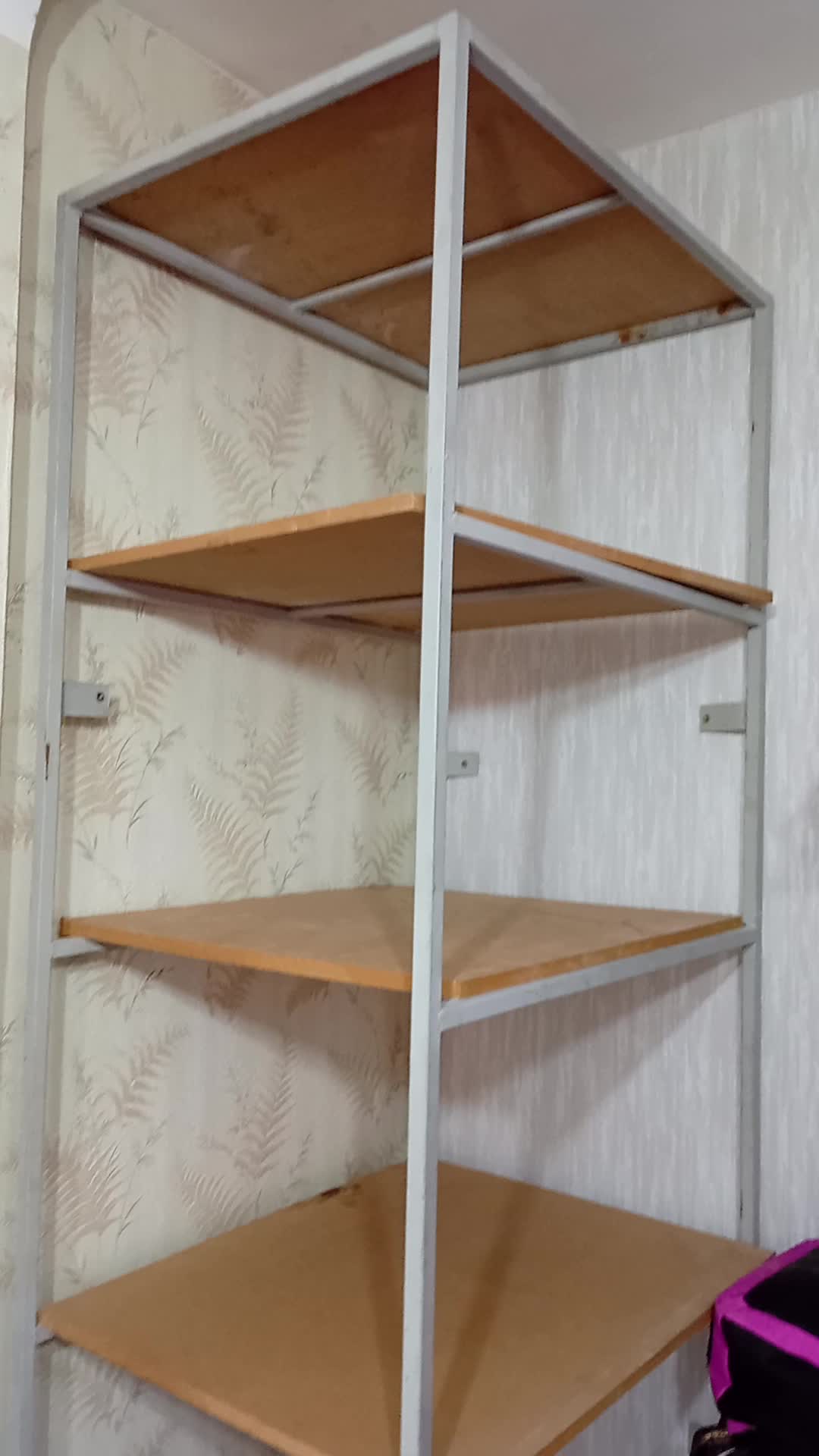 قفسه فلزی ۵ طبقه|کتابخانه، شلف، قفسه‌های دیواری|پارس‌آباد, |دیوار