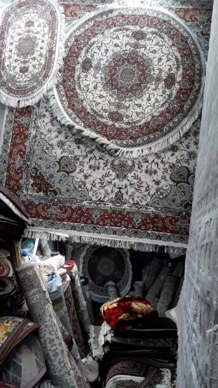 فرش اولیا۲×۲گرد۱۰۰۰شانه دایره۴مترکامل اولیا|فرش|تبریز, |دیوار