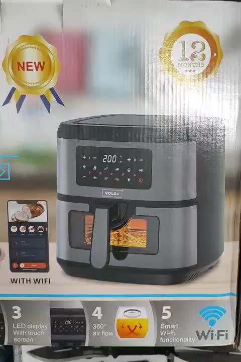 سرخکن بدون روغن ۸ لیتر لمسی ولگا volga|اجاق گاز و لوازم برقی پخت‌وپز|بندرعباس, |دیوار