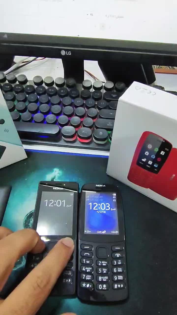 نوکیا 210 و 216 nokia تضمین آنتن و ریجستر|موبایل|شیراز, لشکری|دیوار