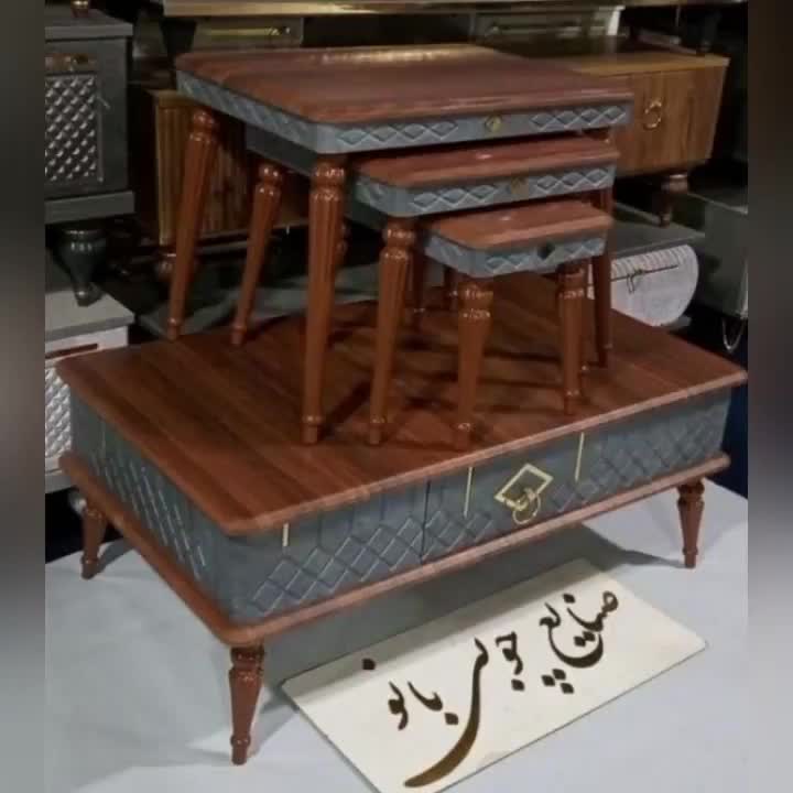 مدل بیضی زیبا جلو مبلی عسلی کد 111 وکیوم ضدخش|مبلمان خانگی و میز عسلی|قم, قلعه کامکار|دیوار