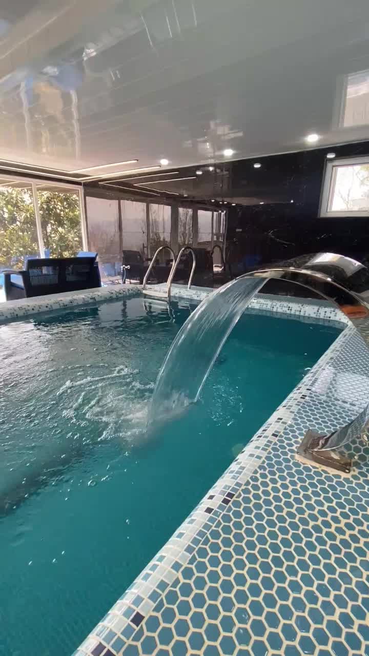 کلبه سوئیسی دوخوابه استخردار چهارفصل|اجارهٔ کوتاهمدت ویلا و باغ|شیرگاه, |دیوار