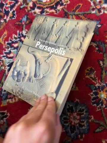 کتاب تخت جمشید به زبان انگلیسی|کتاب و مجله تاریخی|یزد, |دیوار