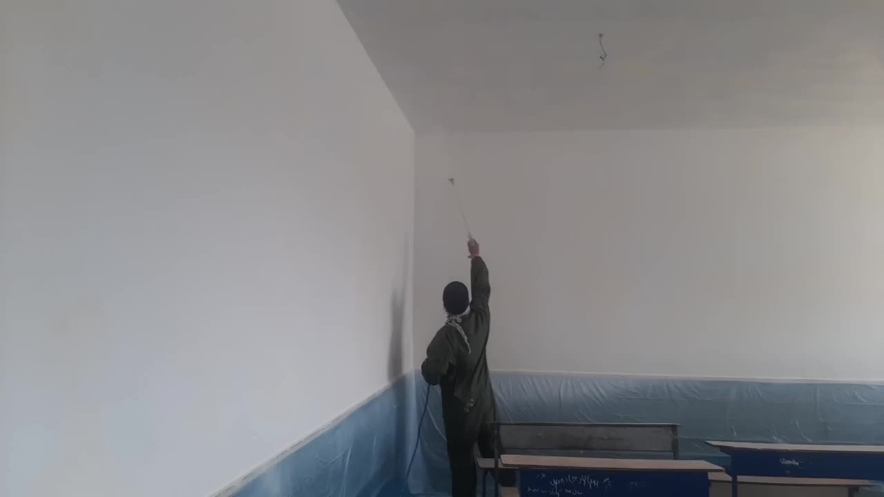نقاشی ساختمان با کیفیت و ضمانت کار با دستگاه ایرلس|خدمات پیشه و مهارت|نسیم‌شهر, |دیوار