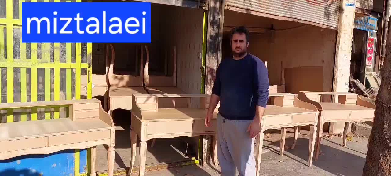 میز فرانسوی مدل ۲۰۲۸ چوبی تحریر|میز تحریر و کامپیوتر|بندرعباس, |دیوار