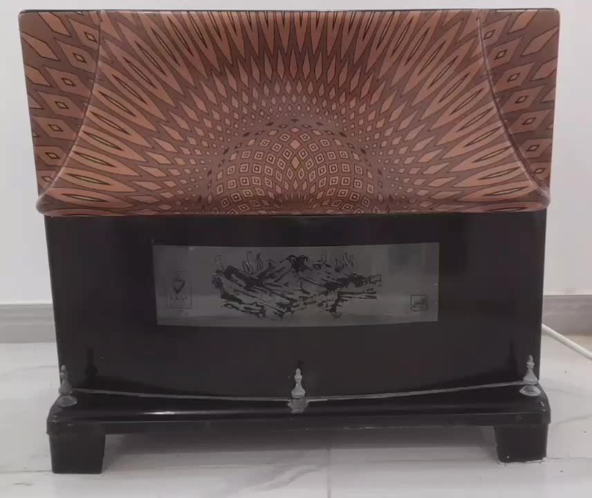 بخاری سالم منقل برنجی  کوزه و خمره کهنه وقدیمی|بخاری، هیتر، شومینه|لاهیجان, کاروانسرابر|دیوار