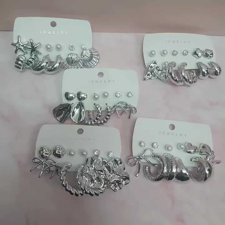 گوشواره آبکاری نقره|بدلیجات|اهواز, امانیه|دیوار