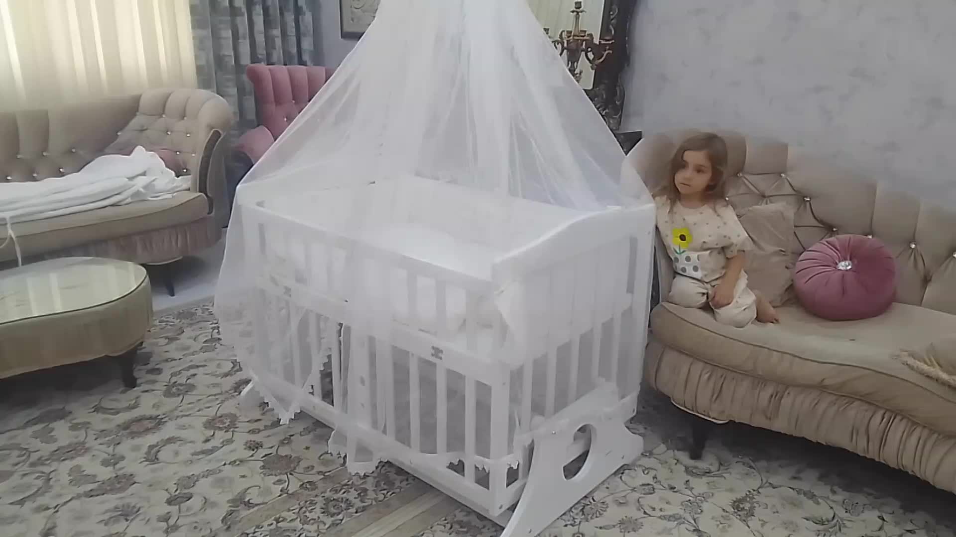 تخت کودک کنار مادر|تخت و سرویس خواب|قزوین, |دیوار