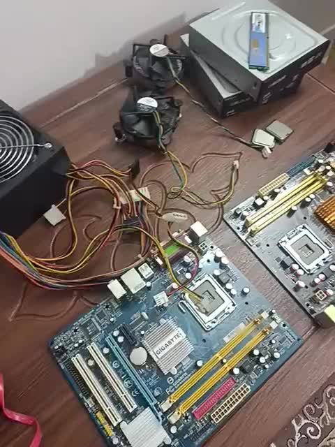 مادر بورد دی وی دی رایتر فن سی پی یو پاور رم|قطعات و لوازم جانبی رایانه|قم, شهرک قدس|دیوار