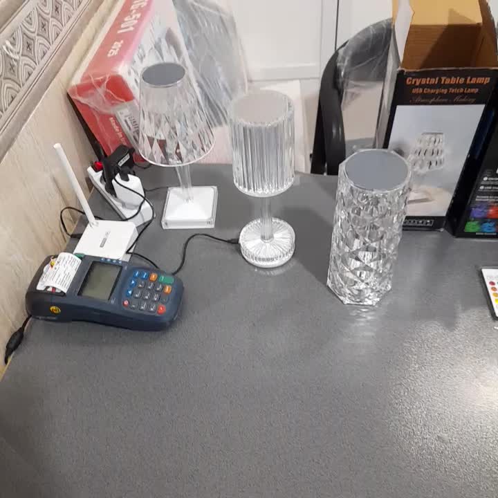 آباژور(چراغ) رومیزی رنگی در سه طرح|چراغ خواب و آباژور|تبریز, |دیوار