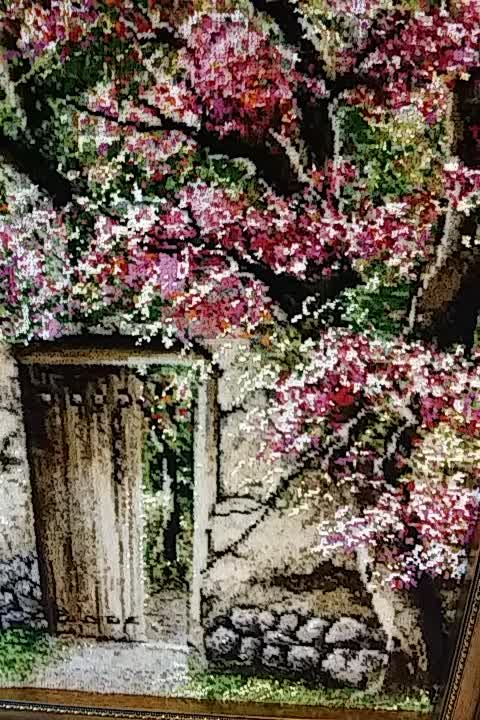 تابلو فرش باغ گیلاس آبشار|تابلو فرش|تهران, علم و صنعت|دیوار