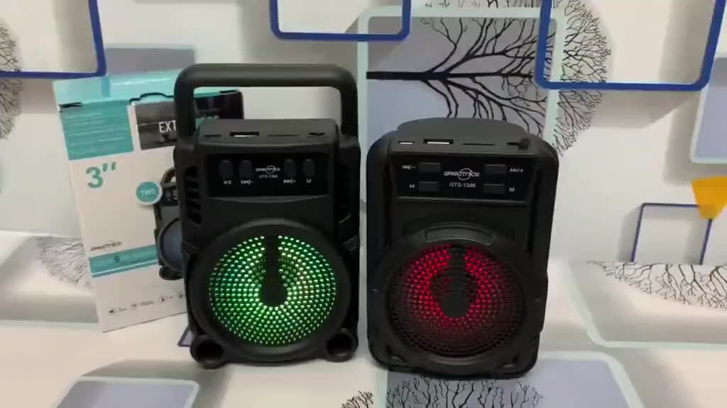 اسپیکر بلوتوثی میکروفون‌دار RGB-Party   **ه|پخش‌کننده همراه|قزوین, |دیوار