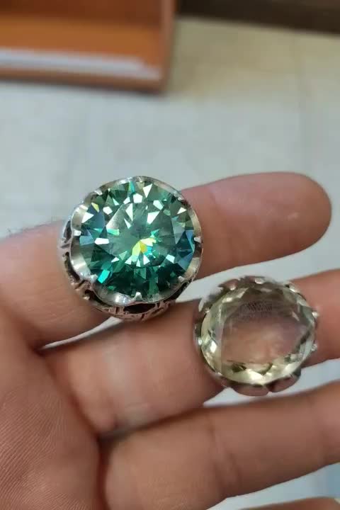 انگشتر موزانایت/سیترین|جواهرات|تهران, جوادیه|دیوار