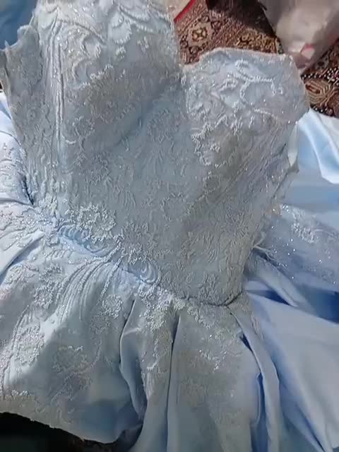 لباس مجلسی آبی آسمانی|لباس|قیامدشت - خاورشهر, |دیوار