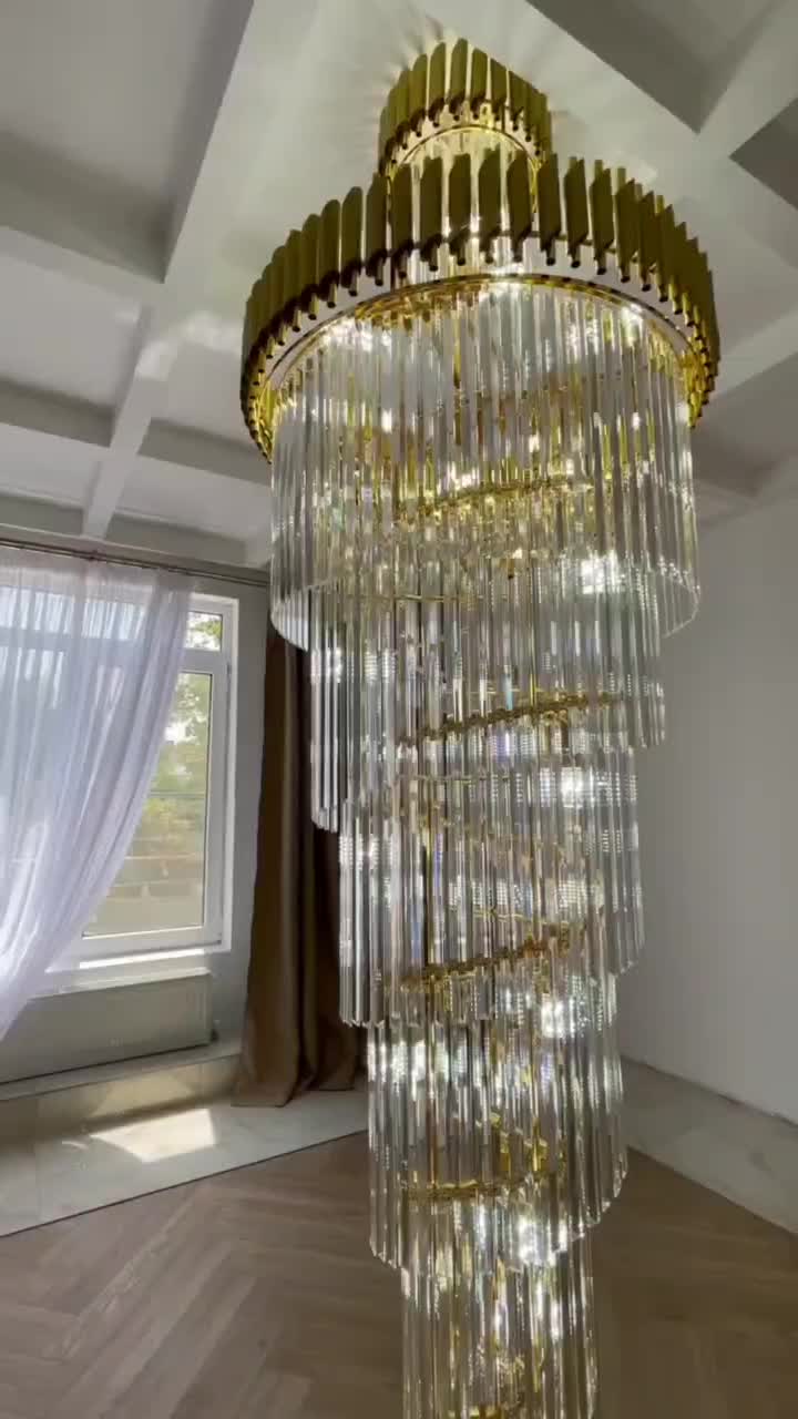 لوستر دوبلکس و بلند کد 45 ، لوستر اسکای لایت|لوستر و چراغ آویز|تهران, امام خمینی|دیوار