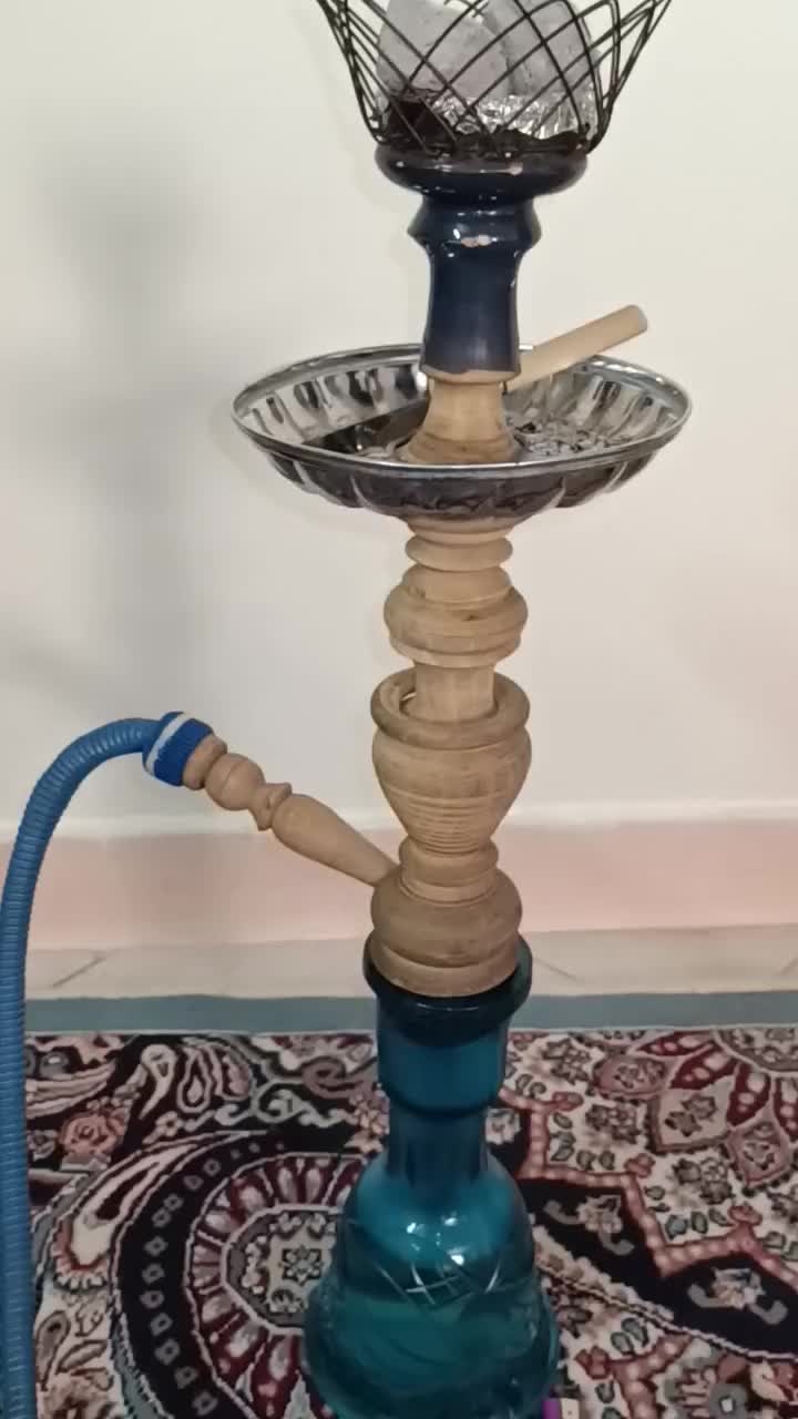 قلیون تنه چوب گردو اصل|کلکسیون و سرگرمی|فردوسیه, |دیوار