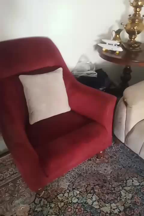 مبلمان کرم زرشکی|مبلمان خانگی و میز عسلی|پرند, فاز ۵|دیوار