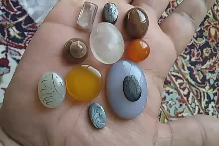 در نجف،عقیق قدیمی،نگین،خطی،حدید|کلکسیون اشیاء عتیقه|قم, انصار‌الحسین|دیوار