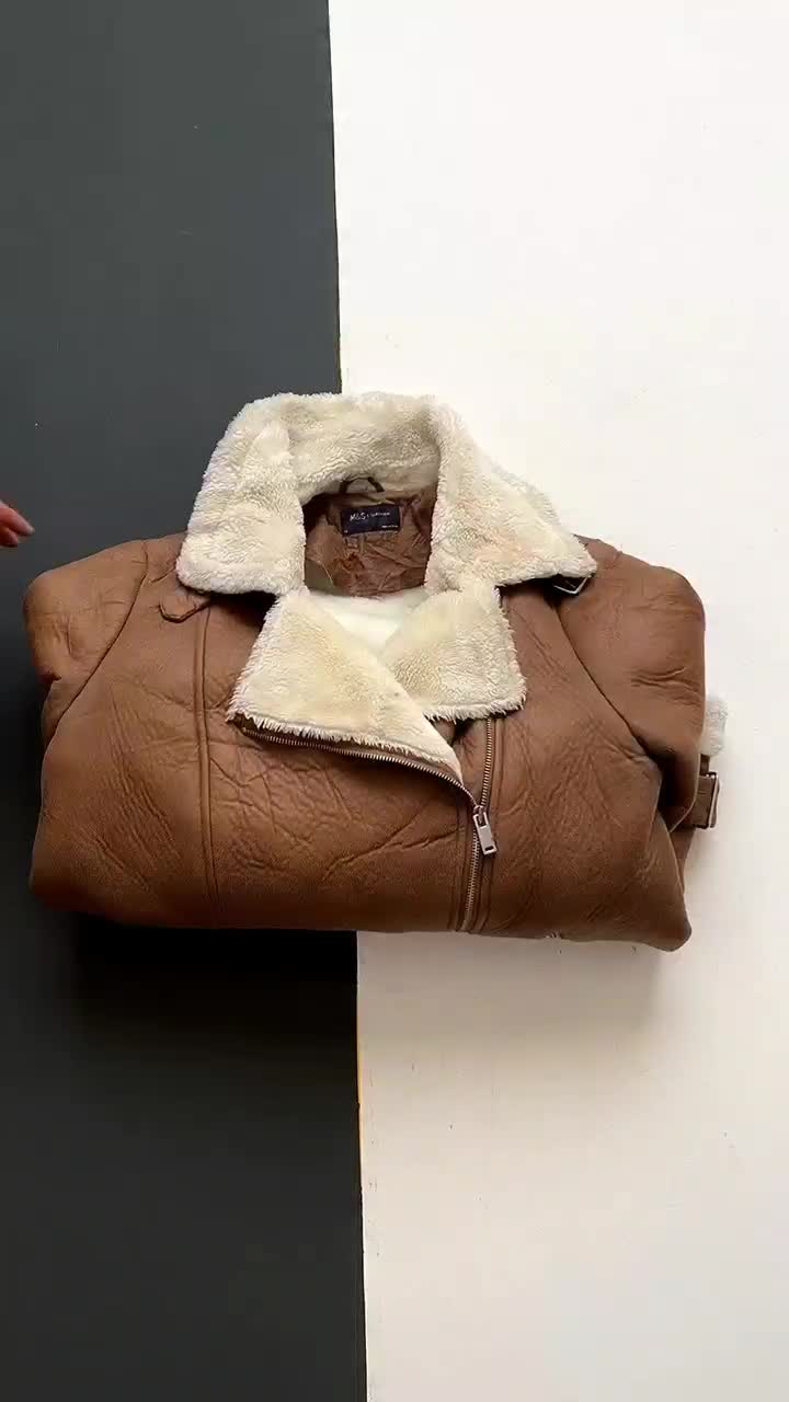 کت چرم بوفالو قهوه ای و مشکی لارج|لباس|تهران, ستارخان|دیوار