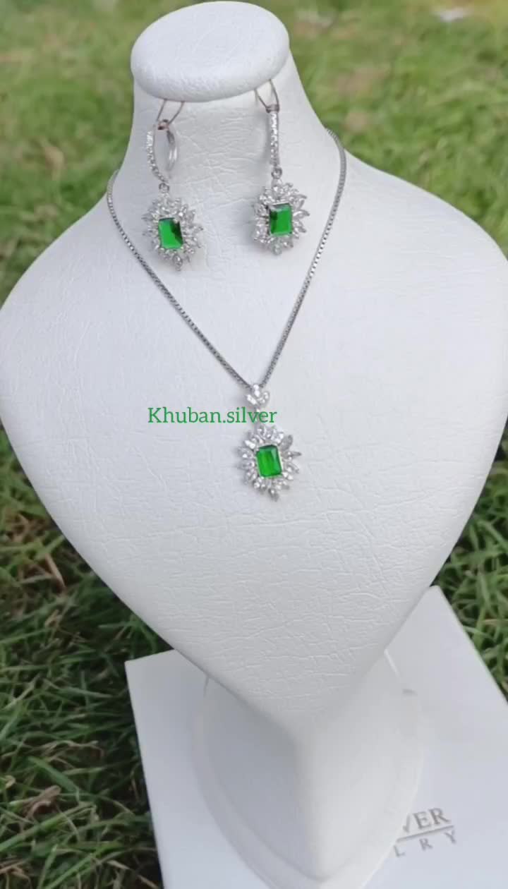 نیم ست نقره جواهری|جواهرات|ارومیه, |دیوار