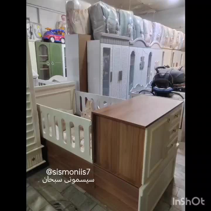 پخش سیسمونی سبحان چوب نوزاد|تخت و صندلی بچه|مشهد, توس (بلوار توس)|دیوار