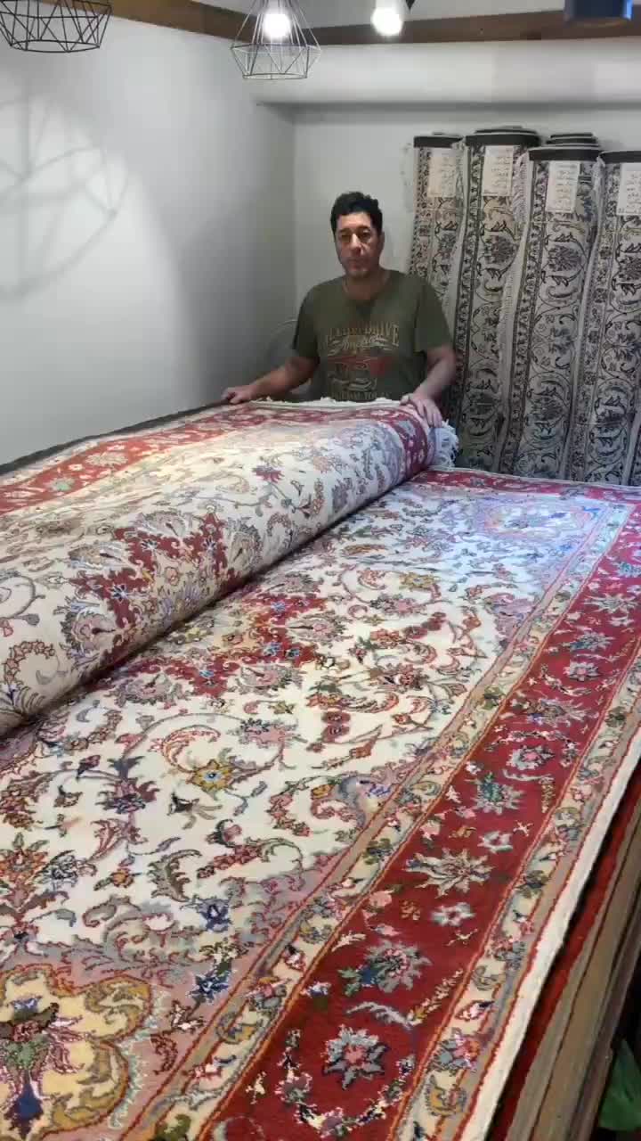 6 تخته 6 متری فرش دستبافت گل ابریشم خطیبی کاشمر|فرش|تهران, صادقیه|دیوار