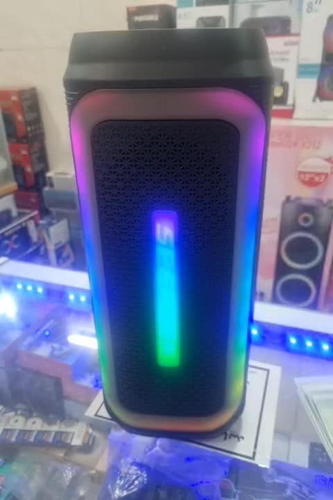 اسپیکر شارژی دو میکروفن بی سیم سوکت تایپ سی ZQ|سیستم صوتی خانگی|اصفهان, برزان|دیوار