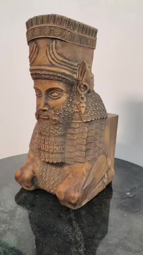 تندیس نگهبان دروازه ملل (lamassu)|مجسمه، تندیس، ماکت|تهران, اسفندیاری|دیوار
