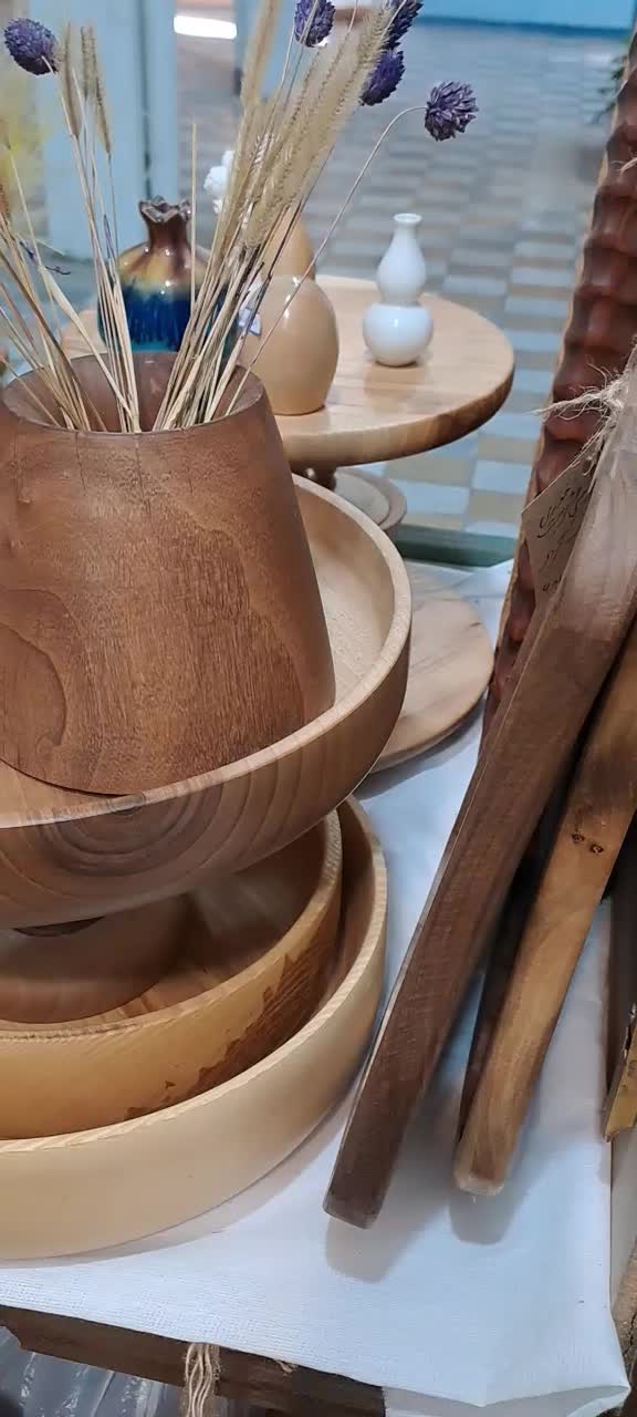 ظروف چوبی  من و تو|ظروف سرو و پذیرایی|دوگنبدان, |دیوار