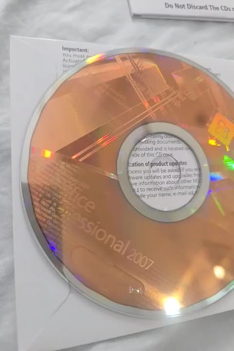 دیسک ارجینال Microsoft office 2007|قطعات و لوازم جانبی رایانه|تهران, شادمان|دیوار