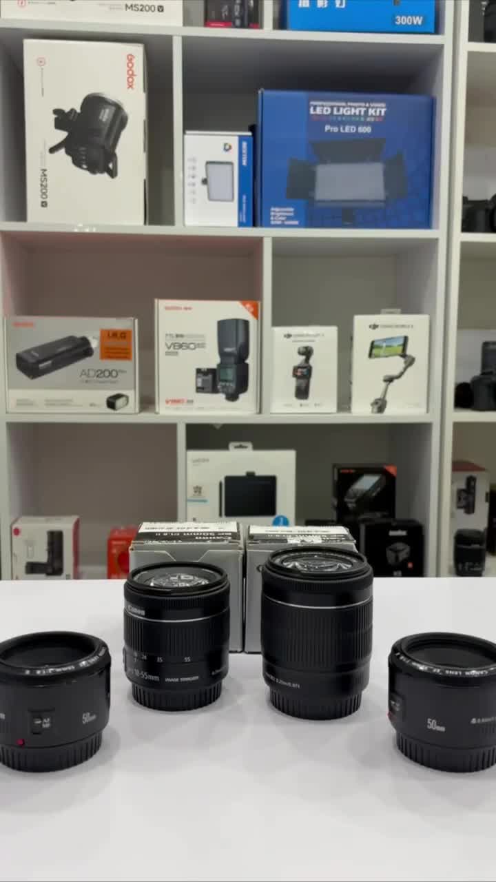 لنز Canon 18-55mm 50mm|دوربین عکاسی و فیلم‌برداری|اهواز, طالقانی|دیوار