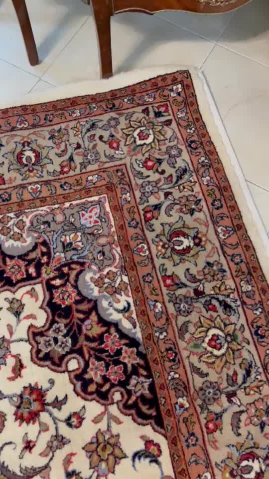 فرش دستباف یک جفت نقشه شاه عباسی|فرش|اراک, |دیوار