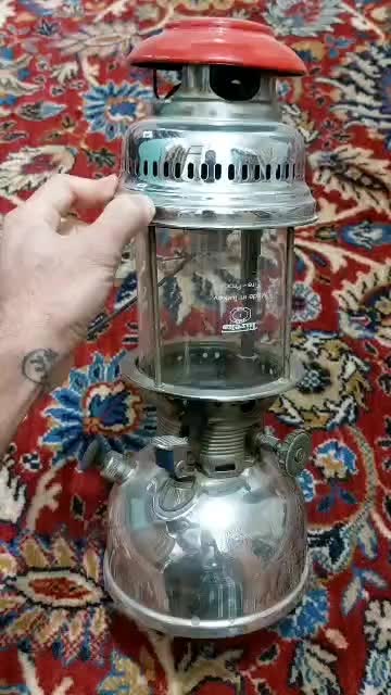 چراغ پریموس قدیمی نو|کلکسیون اشیاء عتیقه|خمینی‌شهر, |دیوار